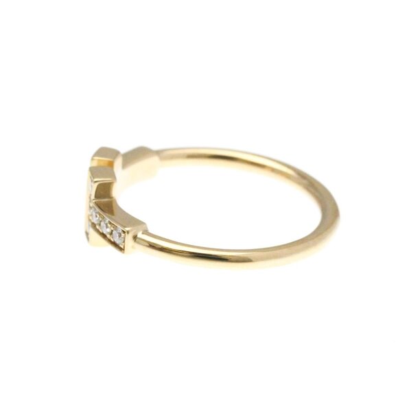 TIFFANY & CO. 18k Rose Gold Diamond Ring - Picture 9 of 11